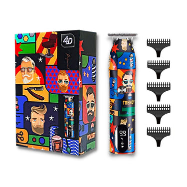 Professional Cordless Hair Clipper - Graffiti Design